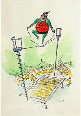 Sample artwork by George Booth (1926 - 2022), known for magazine cartoonist-new yorker, whimsy, pets - View similar artists and auction records